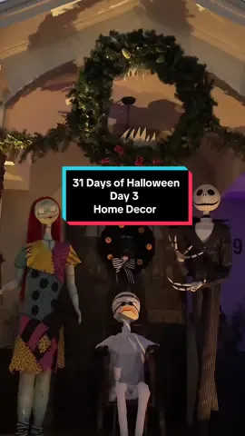 Our home Halloween decorations #halloweenhomedecor #halloweendecorations #halloweendecoration #halloweentime #nightmarebeforechristmas #jackandsally #jack #sally #zero #oogieboogie #drfinkelstein #creatorsearchinsights 