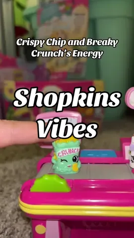 Crispy Chip and Breaky Crunch! Besties - which one are you??💗 #shopkins #vibes #energy #bestfriend #procrastination #vs #overachiever #nostalgia #childhood #funny 