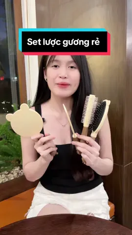 Set lược gương rẻ #gương #lược #luocchaitoc #lượckèmgương 