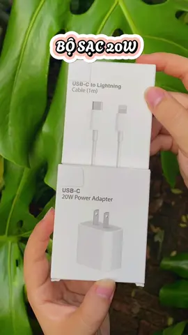 Bộ sạc nhanh 20W giá cực kỳ học sinh bảo hành 6 tháng lỗi 1 đổi 1 đây ạ ❤️