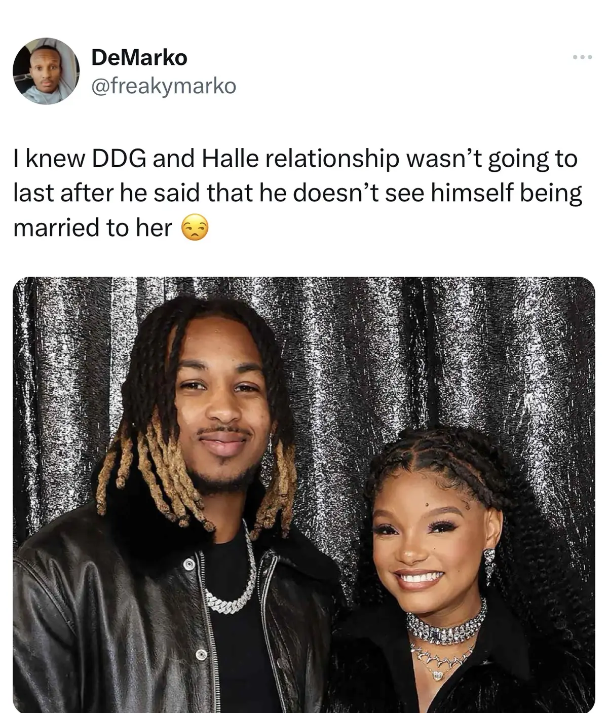 A baby but no ring 🤔🤔 #hallebailey #halle #fyp #ddg #chloebailey #chloe #wife #married #couple #tylerperry #madea #angelabassett 