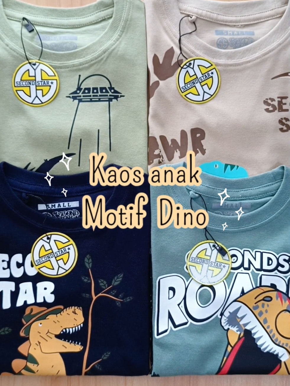 Kaos motif dino emang paling disuka 🤩🤩 #PromoGuncang1010 #outfitanak #kaosanaklakilaki #bajuanak #kaosanak 