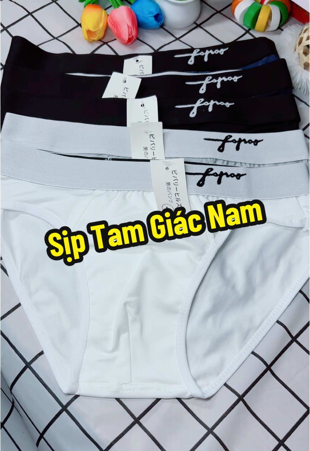 Combo 5 quần chíp tam giác nam #chipnam #sipnam #siptamgiacnam #xuhuongtiktok 