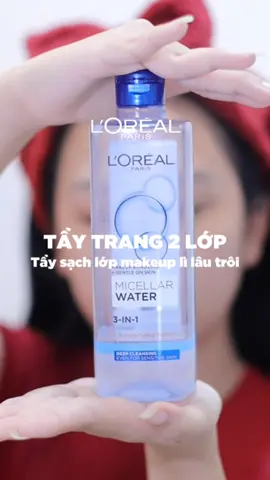 Khi dùng mn nhớ lắc lên, em này tẩy được makeup lì lâu trôi dễ dàng không cần nhũ hóa nha 🥰 #lorealparis_vn #goclamdep #reviewlamdep #muataitiktokshop #nuoctaytrang 
