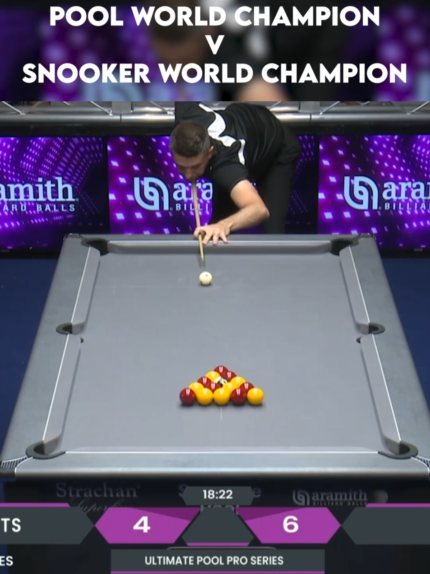 POOL VS SNOOKER (GARETH POTTS V MARK SELBY PART 11) #fyp #snooker #billiards #pool #skills #8ballpool #8ball #mark #part11 #selby