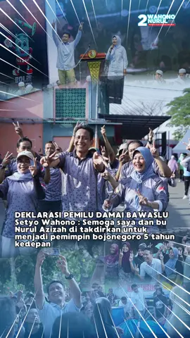 Deklarasi pemilu damai🔥 #Setyowahono #NurulAzizah #Asliluwihapik #Jogobojonegoro #Bupatibononegoro #Bojonegoro #Dukunganrakyat #fyp 