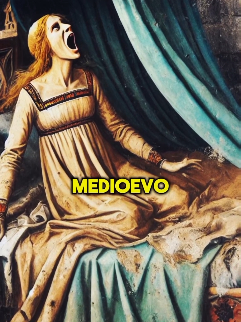 i letti nel medioevo. . . . . #medioevo #medioevotiktok #storia #cultura #curioso 