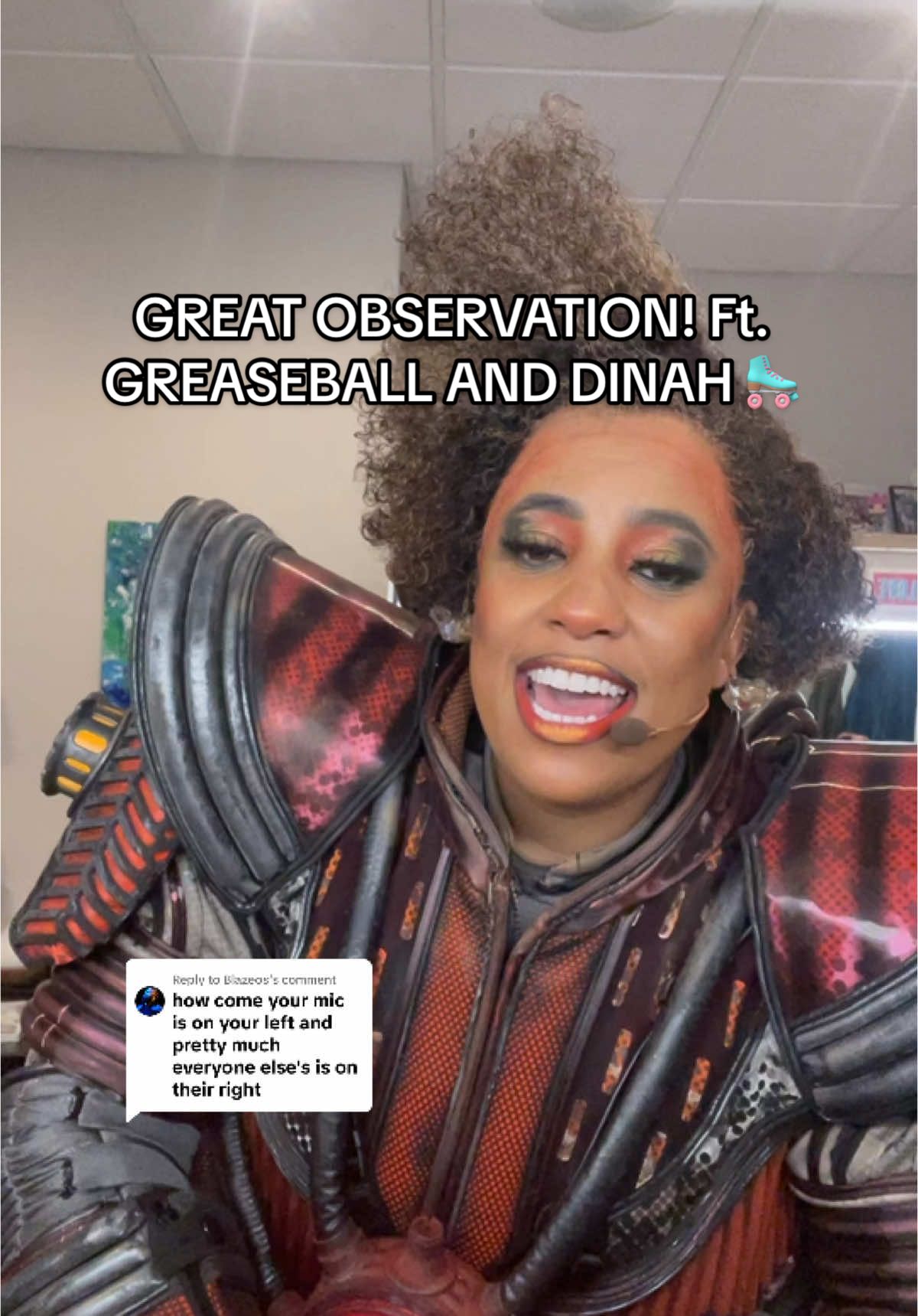 Replying to @Blazeos Can’t actually explain how much we laugh in our dressing room, DR2 forever ❤️✨ also the wig is wigging, woooo she has volume yesss!! 💖  Please if you have any more burning questions, i will try and answer them and give you some insider goss 🤪  #starlightexpress #wembley #starlightexpresslondon #silly #performer #lucky #backstage 