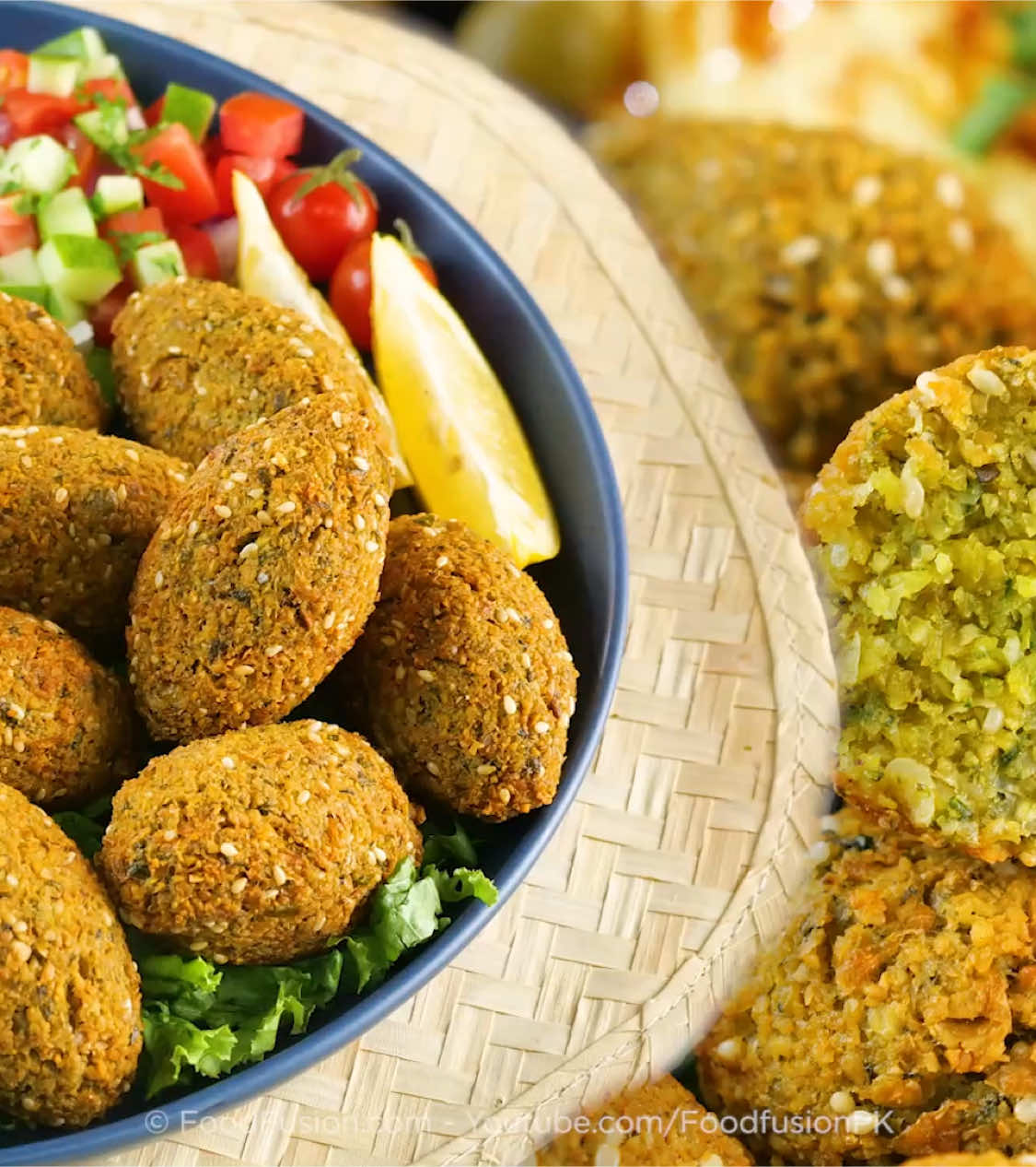 Falafel Recipe by Food Fusion Crunchy on the outside, soft and flavorful on the inside – these chickpea falafels are a fast and easy bite of perfection! The perfect treat for any occasion. #happycookingtoyou #foodfusion #araywahh #tiktokkekhaney 