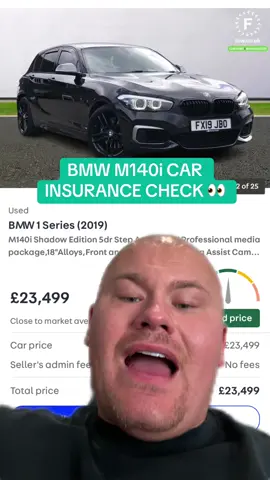 Car Insurance Hack for a BMW M140i 🤯 #zacstudd #carinsurance #carinsurancetips #cartiktok #carsoftiktok #carinsuranceuk #carguy 