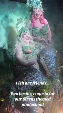 When besties decide to have a girls day in Sydney, they come to us to play dress ups. Who wouldn’t want to be a mermaid siren?! #mermaid #siren #cat #sweeneytodd #photography