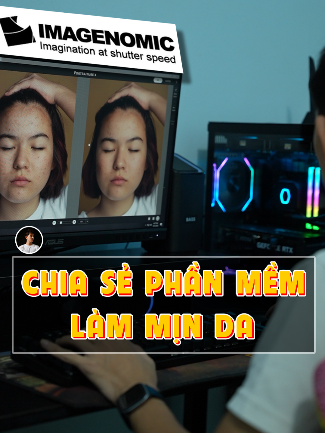 Phần mềm làm mịn da potraiture4 #tungmuvang #tungmuvangpts #lamminda #photoshop #photoshoptutorial