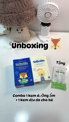 Kem dưỡng ẩm và kem dịu da cho bé #mebimsua #mebau #besosinh #kemduongam #kemdiudakutieskin 