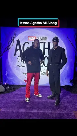 Walked the red (purple, in this case) carpet for the premiere of Agatha All Along!  #agathaallalong #marvel #marvelstudios #fyp #fypシ 