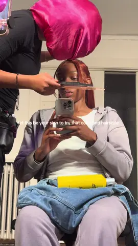 at your next hair appointment try that color !! i love me a good old jet black buss down but i like to switch it up too :) ⁣ ⁣ link to wig is linked on my amazon storefront ! ⁣ ⁣ #fallcolor #fallhaircolor #fallhairappointment #copperhair #hairappoibtment #hairday #maintenanceday #SelfCare #fyp #foryoupage #amazonwig #daeijajanay 