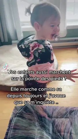 Réponse à @🫵🖕 Des nouvelles de Lauralie et sa marche sur la pointe des pieds 🦶 #MomsofTikTok #orthese #sensory #quebectiktok #fyp #pourtoi 