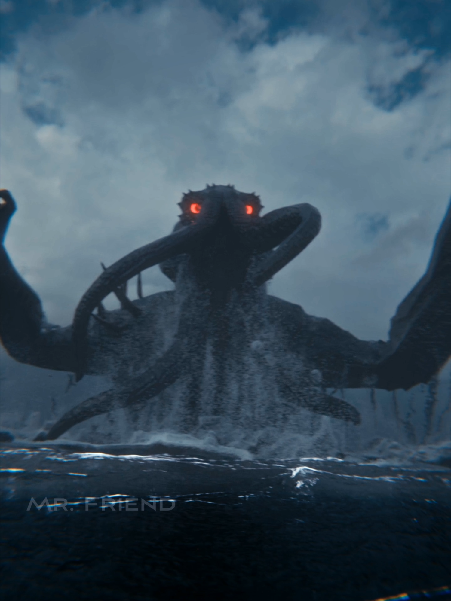 Bloop vs Cthulhu Epic Battle #thalassophobia #cthulhu #ocean #scary
