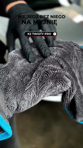 Nie jedź bez niego na myjnię - ręcznik K2 Twisty ze skręconym włosiem #foryou #carwash #detailing