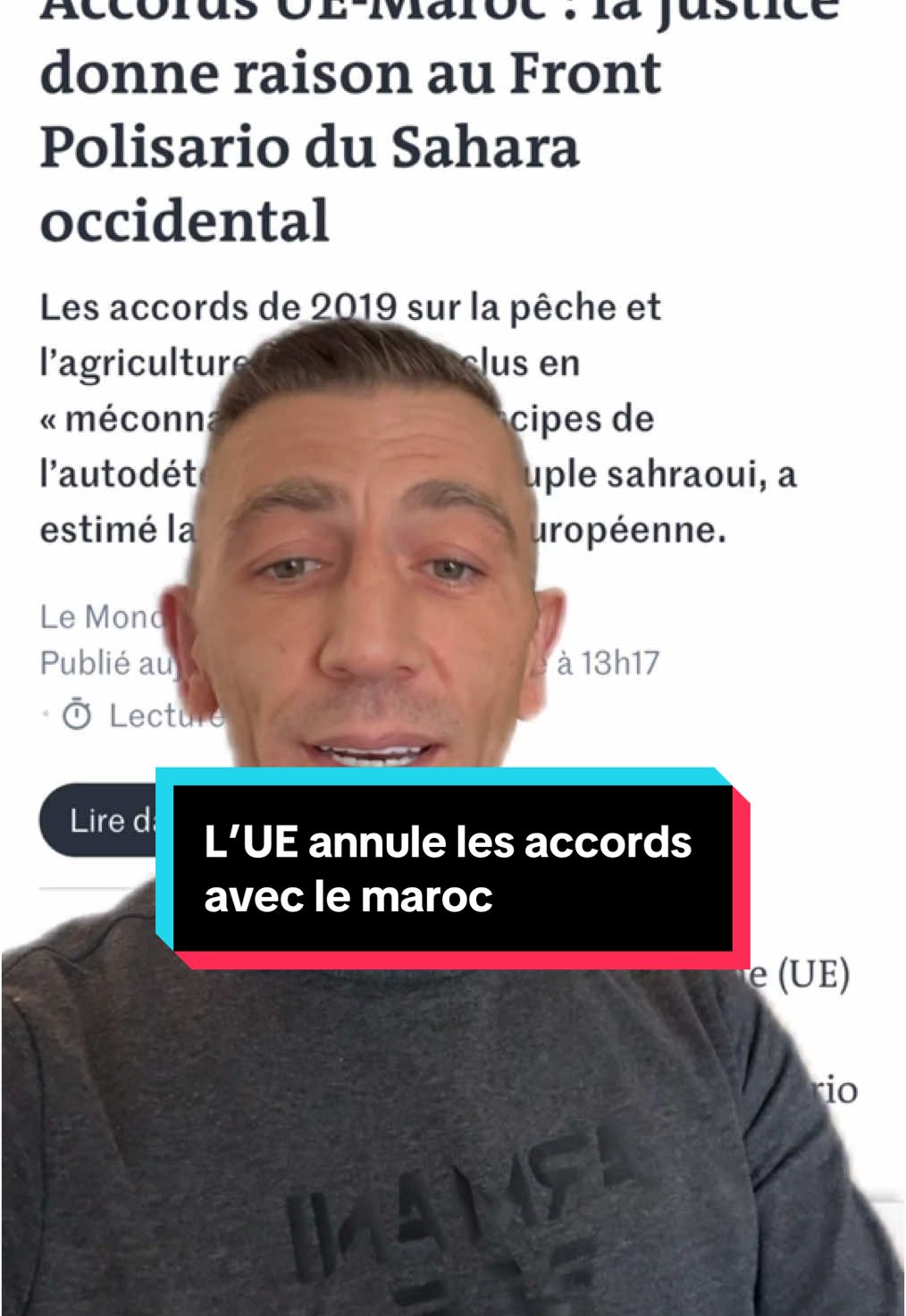 L’UE annule les accords avec le maroc et donne raison au sahraouis #dz #dzpower #algeria #algerie #maroc #sahara #maghreb #ue #europe #accord 