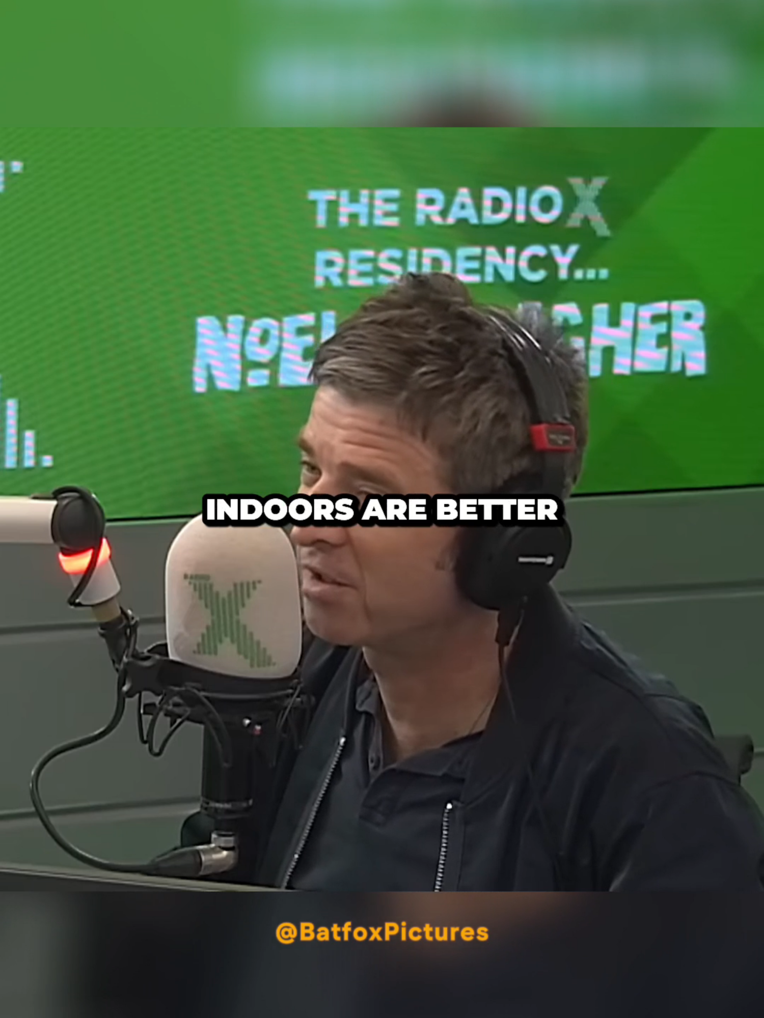 NOEL GALLAGHER - DO YOU PREFER PLAYING INDOORS OR OUTDOORS? #OASIS #NOELGALLAGHER