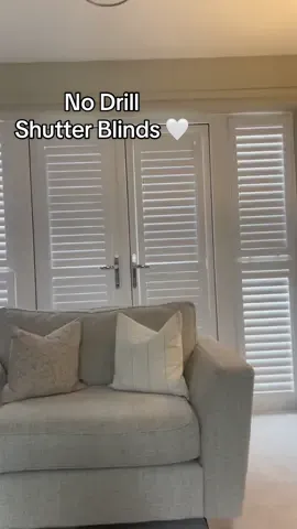Fitted in a matter of moments, our No Drill PerfectFIT Pure White Shutter Blinds are the ideal solution for adding a touch of timeless elegance to your patio doors! 🤍 🎥 @ourneutralbuild_  #blinds2go #livingroom #livingroomdecor #shutterblinds #shutters #perfectfitblinds #neutralhome #neutraldecor #homesweethome #easydiy #baywindow #homedecor #homeinterior #autumndecor #autumnhome #cosyhome #patiodoors #livingroomdecor 