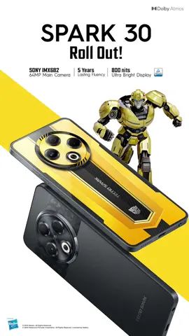 Awaken your inner hero with the TECNO Spark 30 x Transformers edition! Dive into power-packed performance and the iconic Bumblebee-inspired design. It's time to transform your mobile experience. #SPARK30Series #TECNOAI #BEYONDAI #TECNO #TECNOKenya 