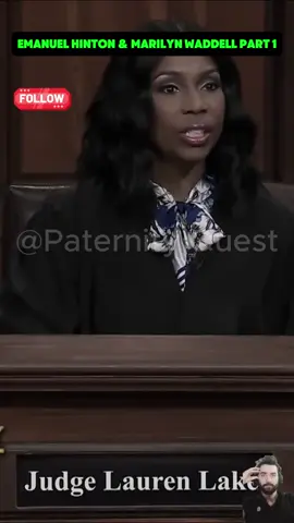 Part 1 Emanuel Hinton & Marilyn Waddell #youarenotthefatherchallenge #paternitycourt #drama #foryou #fypシ゚viral #longvideo #viral #sad #respect #sadstory #humanity #emotional #edit #trending #Paternity #paternitycourt💔😰 #paternitytest #paternityleave #Paternitycourt #paternitycourtshow #paternitycourt💔 #paternitycourtmoments #Paternitycourt2024 #laurenlakespaternitycourt #drama #foryou #father