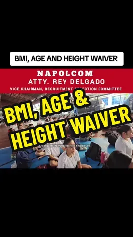 proseso ng BMI, AGE WAIVER at HEIGHT WAIVERNAPOLCOM: Nagbigay nga pahayag patungkol sa PNP Recruitment at sa proseso ng BMI, AGE WAIVER at HEIGHT WAIVER na magalagang malaman ng Police Applicants. October 04, 2024 at NCRTC, Camp Bagong Diwa Bicutan Taguig City  #NAPOLCOM  #PNPRecruitment  #PRSUNCR  #RMDUNCR  #IMEG  #MauricioBRuizVLOG  #TambayanNgPulis 