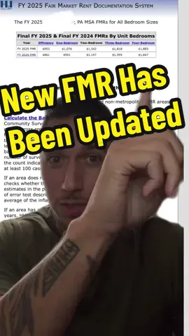 The New FMR rents are out and updated and boyyy am I loving the new Rents. This is why I love Real Estate. #realestate #realestateinvesting #section8 #section8rentals #realestate101 #iloverealestate 