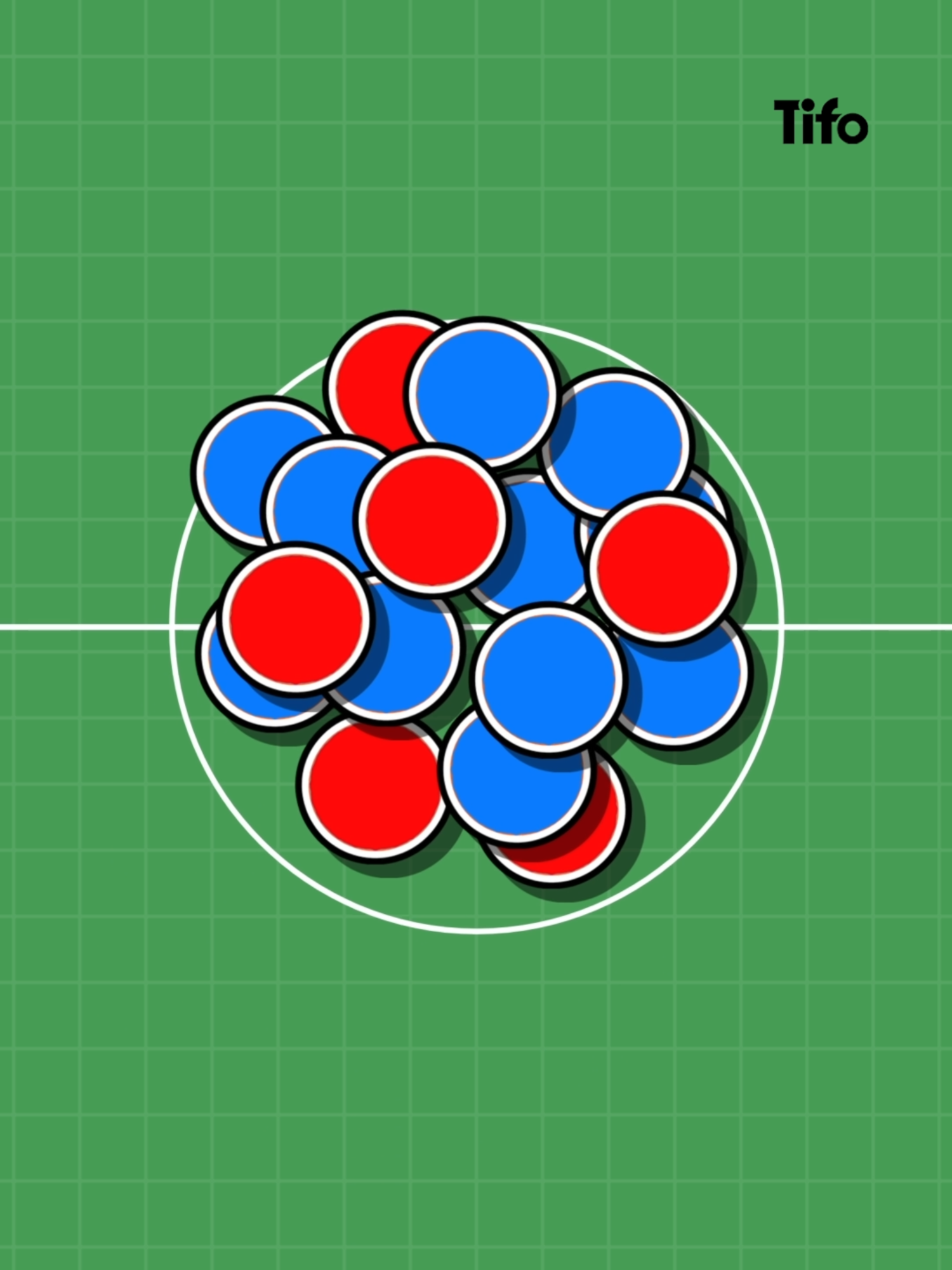 Why does a football pitch have a centre circle? #football #footballtiktok #stadium #Soccer #PremierLeague