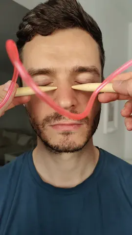 Wooden knitting needles can also be used for facial relaxation #asmr #femaleasmr #face #pov #asmrroleplay #asmrtiktoks #weird 