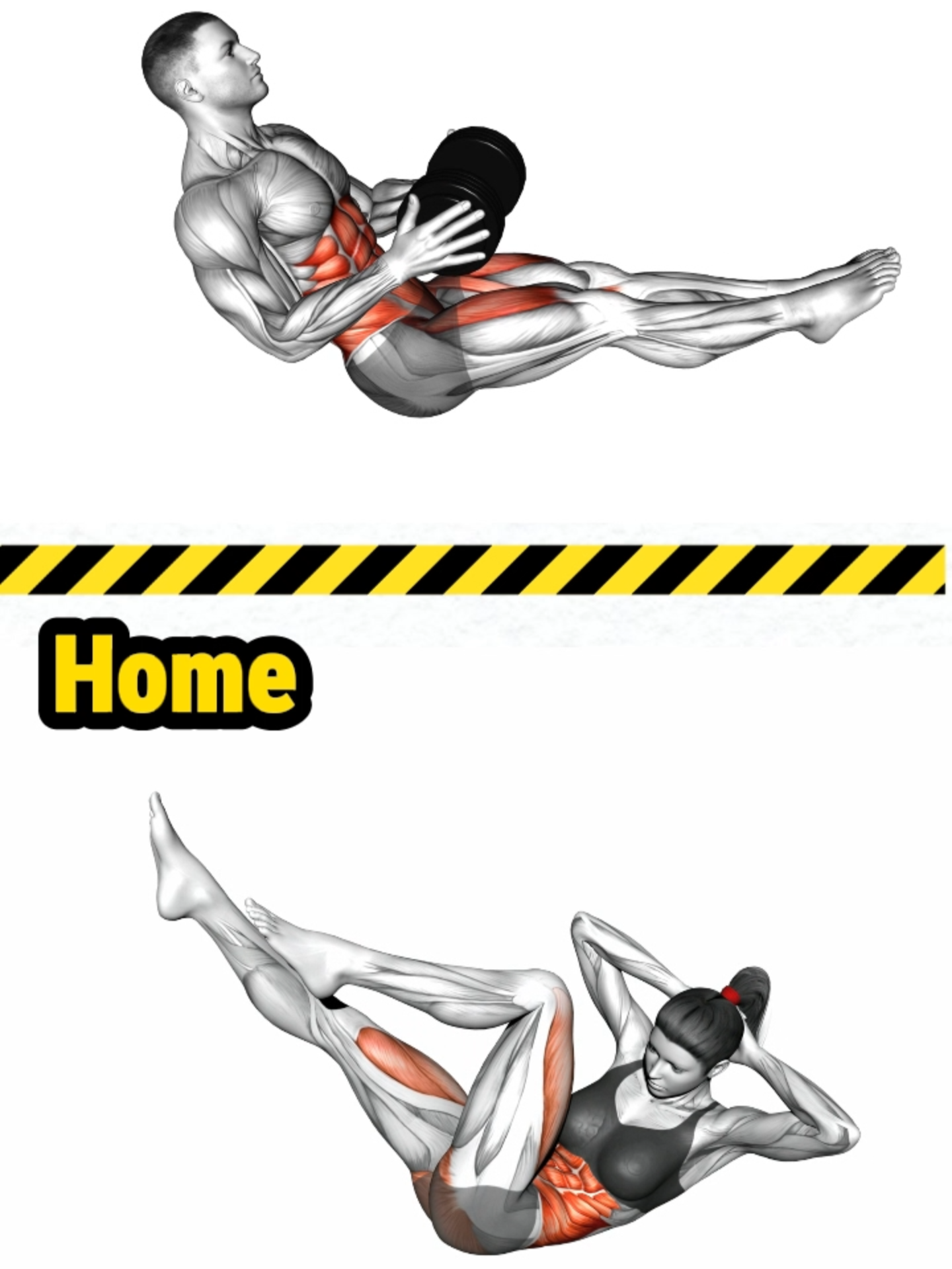 5 workouts Gym VS Home #gym #workout #fitness #chestworkout #burnfat