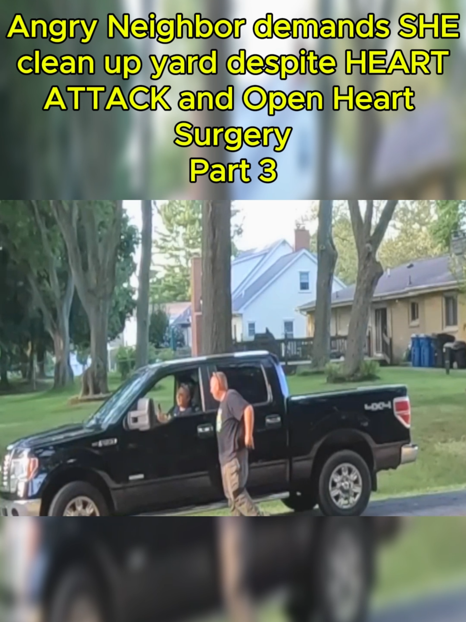 Angry Neighbor demands SHE clean up yard despite HEART ATTACK and Open Heart Surgery - Part 3 #community #CleanTok #cleanup #satisfyingvideo #transformers #mowing #lawncare