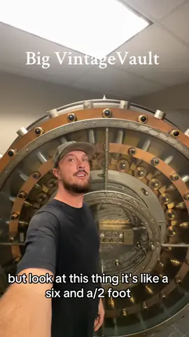 What a cool vault door imagin how long it took to make this. #money #bank #vault #awesome #badass 