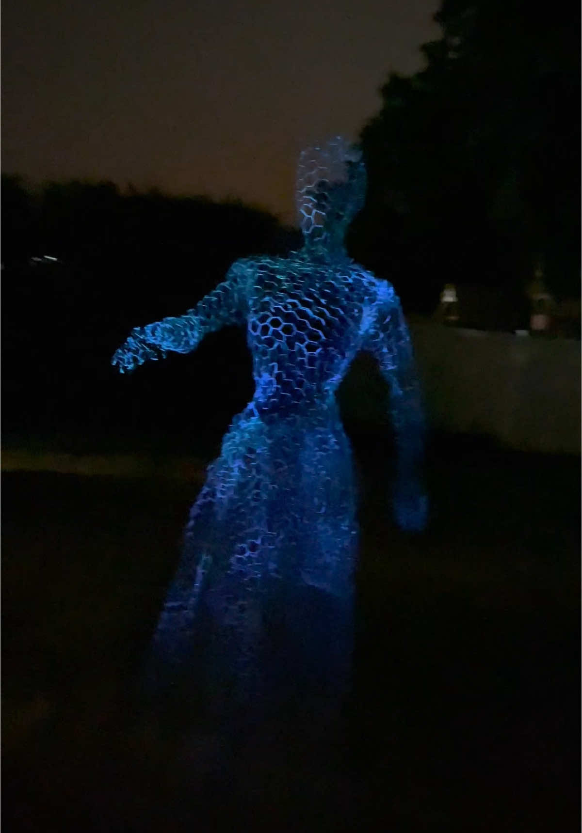 Replying to @S P Fire and Ice Lights are my favorite for lighting up my Chicken Wire Ghosts! #Halloween #Spooky #Boo #Light #Lighting #HalloweenDIY #Halloween2024 #SpiritHalloween #ChickenWireGhost #Ghost #Art #Artist #ArtistsOnTiktok @Spirit Halloween 