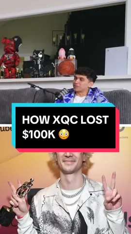 LuckyChamu witnessed XQC lose $100k 😳 #swagg #jointhelobbypod #fazeclan #xqc