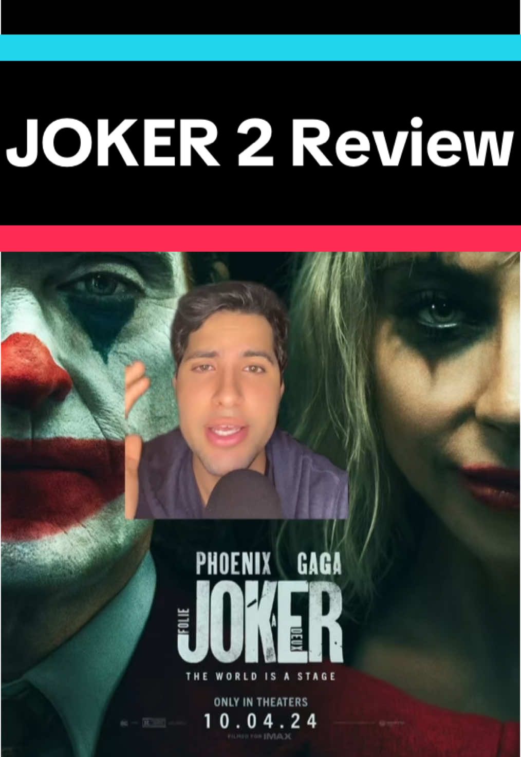 Replying to @RickLOL  JOKER: Folie A Deux review :(    #joker #jokerfolieadeux #jokermovie #joker2 #moviereview #batman #joaquinphoenix #comictok  #whattowatch #fyp #greenscreen 