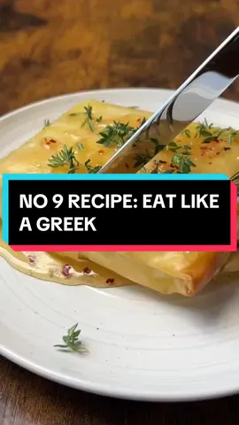 No 9 of my top 10 recipes from EAT LIKE A GREEK🇬🇷✨ follow @chefmarinie for more!  This three ingredient tiropita has been my most viral recipe of the EAT LIKE A GREEK series🥰 so OFC I had to reshare with y’all! It’s definitely a must try😮‍💨 📌RECIPE BELOW - serves 2  Gather  3-4 sheets of filo pastry  Approx 1-2 tbsp olive oil  1 block of feta  20-30g honey Pinch of chilli flakes  1-2 sprigs of fresh thyme Method  1.) Pre-heat the oven at 170 degrees Celsius fan and line a baking tray with parchment paper.  2.) Lay out the filo pastry sheets and brush about a tbsp of olive oil. 3.) Place the block of feta cheese in the middle and fold the filo pastry sheets like you’re wrapping a parcel. Bake for 20 minutes, turning half way through. 4.) In a small bowl, mix together the honey and chilli flakes. Once the pastry is done, top with honey and fresh thyme.  #feta #pastry #quickrecipe #greekfood 
