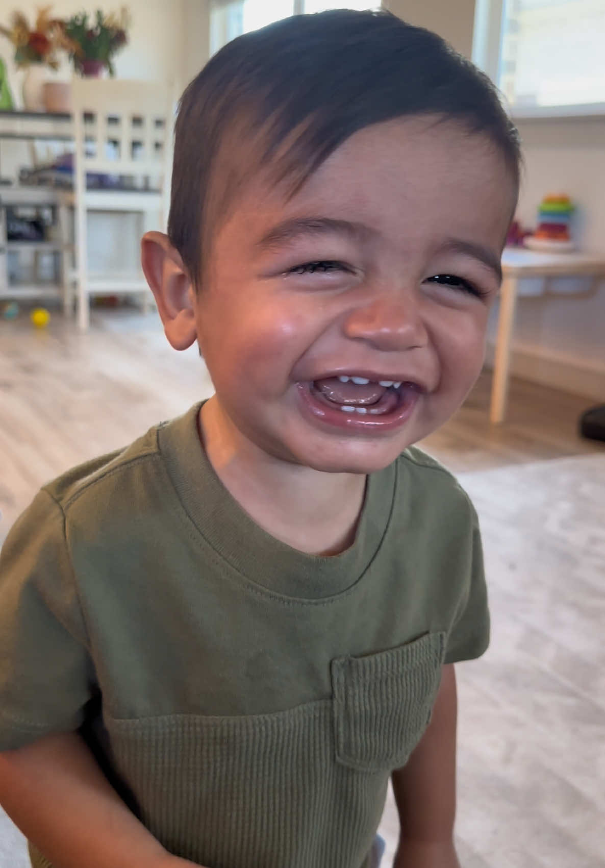 The toys are overwhelming  Working from home choices are limited limited  There is always laundry to do  How does the kitchen stay messy?  Being home with my babies makes it worth it  #fyp #fyppppppppppppppppppppppp #wfhmom #wfhlife #toddler #laughing 