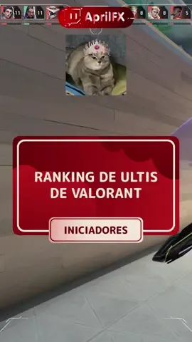 El último ranking de ultis de Valorant que me faltaba. INICIADORES #Valorant #valo #valorantfunny #valorantmemes #valorantclips #valorantgracioso 