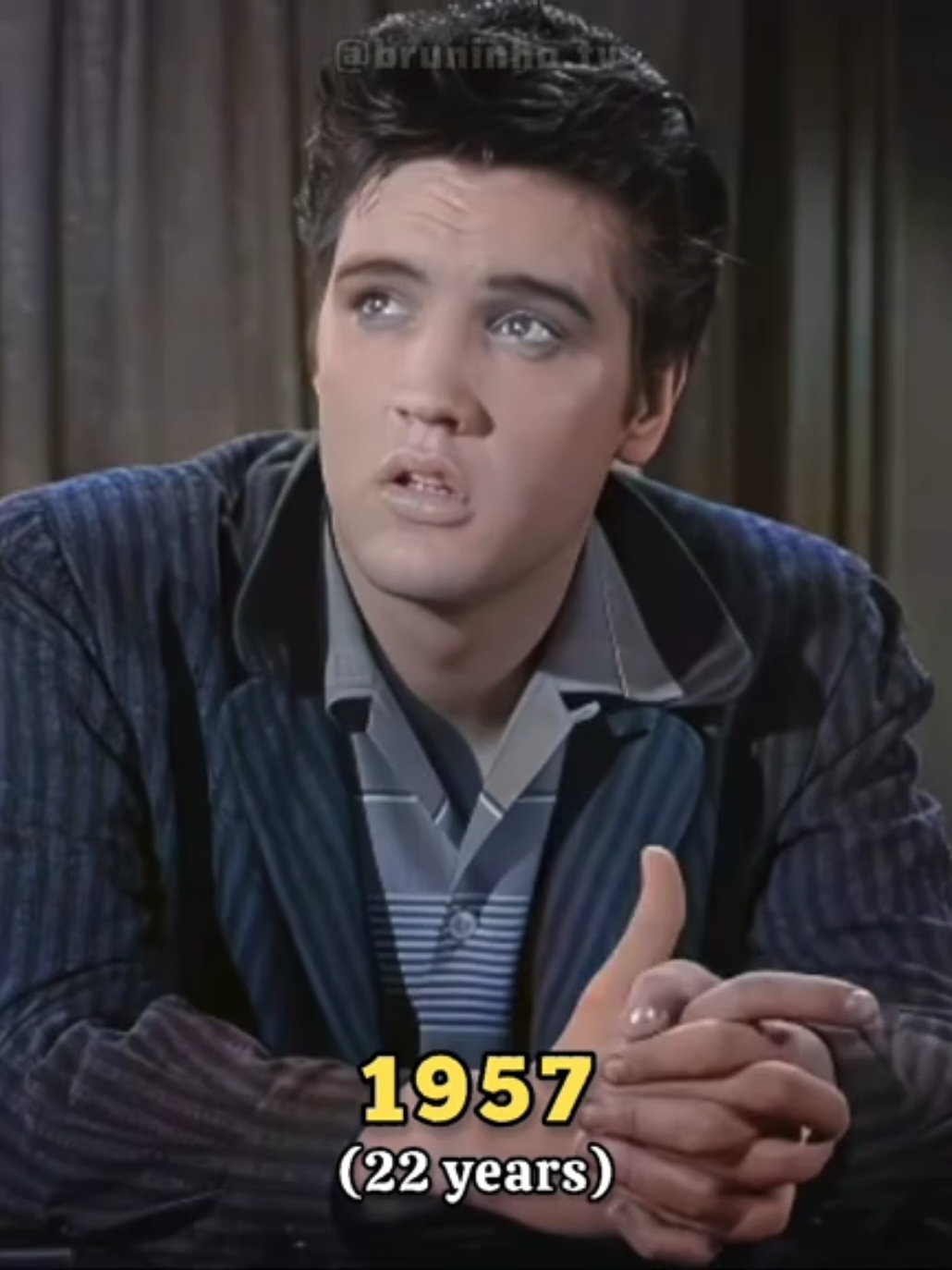 Elvis Presley through the years #elvispresley #throughtheyears #evolutionchallenge #fyp 