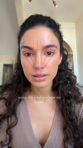 These filters never cease to amaze me ##eyebrow##facialbalancing##eyebrowlift##fyp