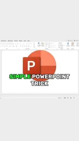 Simple PowerPoint Trick! #powerpointtemplate #business #powerpoint 