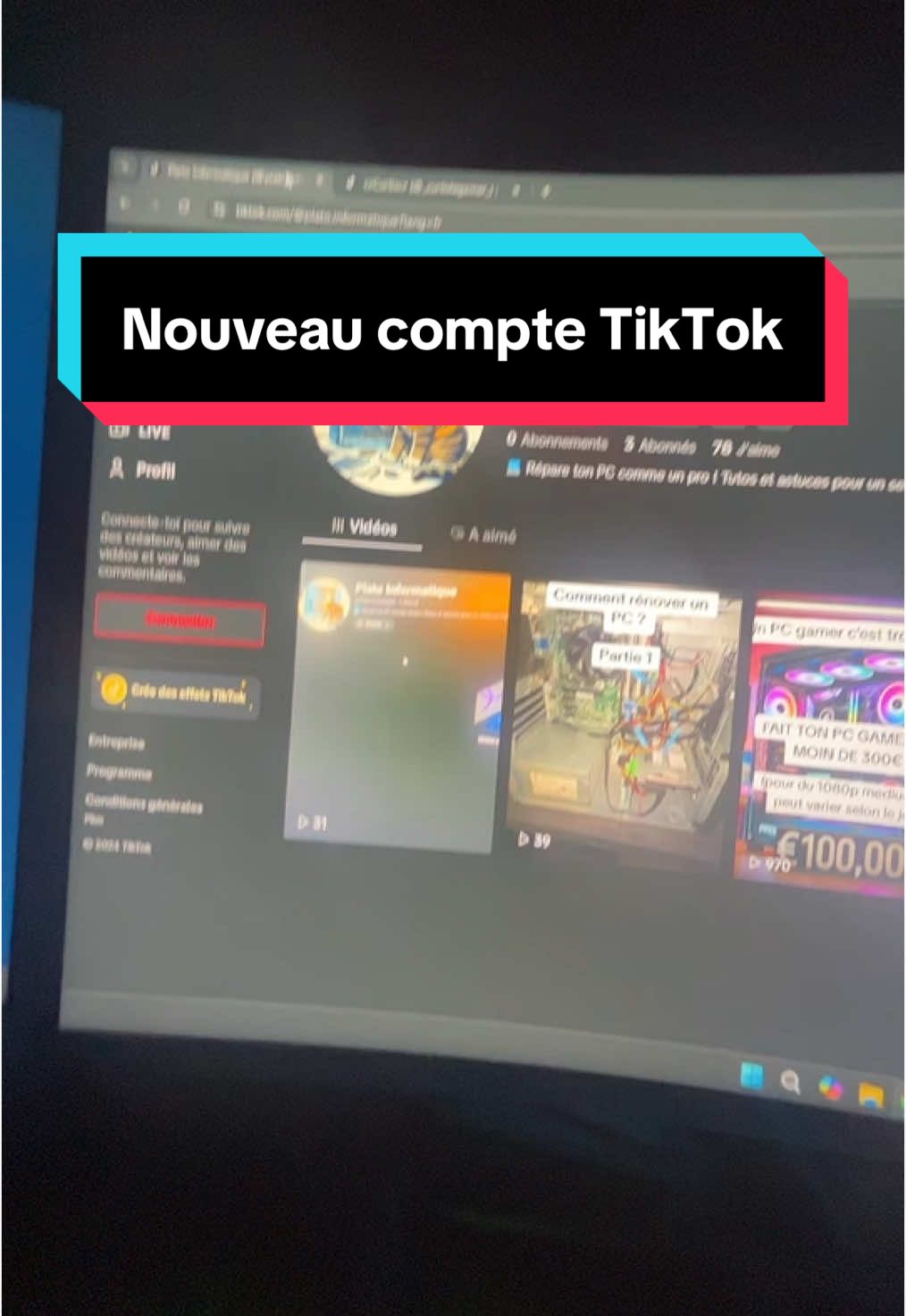 #TechTips #tiktokfam #newaccount #followmy nouveau compte TikTok