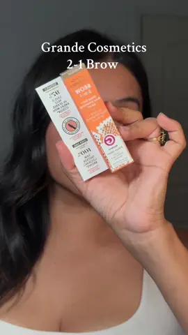 Trying out @Grande Cosmetics 2-1 tinted brow gel. Its smudge-proof and delivers 12-hour wear and is perfect for helping to enhance the look of sparse, thinning, over-plucked or tailless brows. Cant wait to start seeing the results. I’ll be checking back 💕 #brows #growbrows #grandecosmetics #makeup #browgel 