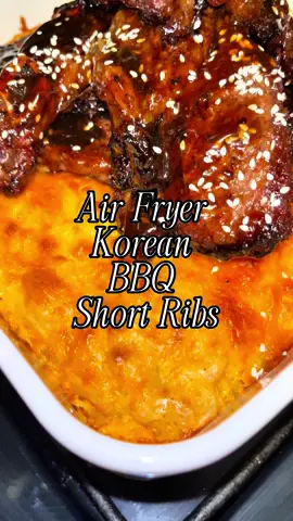 Korean BBQ Sauce Short Ribs.  Full recipe in the video! 