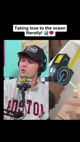 Taking love to the ocean literally! 🌊❤️ #taking #Love #ocean #literally #fyp #foryou #dropouts #dropoutspod #dropoutspodcast #funnypodcast #podcastclips #tiktok #viral #funny #comedy #jokes