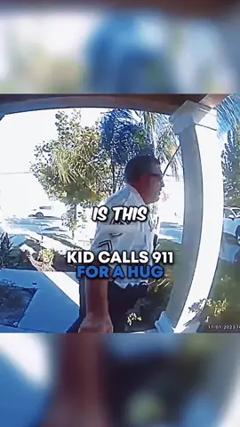 Kid calls 911 for a hug #police #cops 