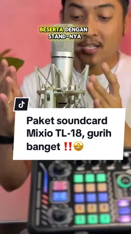 Paket soundcard Mixio TL-18, gurih banget ‼️🤩 #soundcard #soundcardmixiotl18 