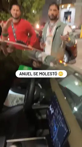 ANUEL MOLESTO CON CONDUCTOR 😳👀 #rhlm #anuel_2blea #anuel #reydeltrap 